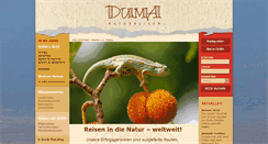 Desktop Screenshot of 2012.duma-naturreisen.de
